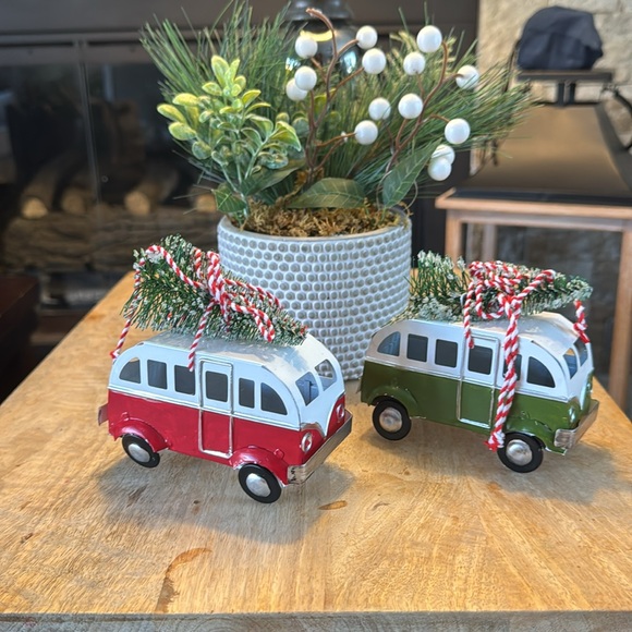 Volkswagen bus Christmas Ornament’s!  New still in bag. Taken out for pics! 4X4” - Picture 2 of 6